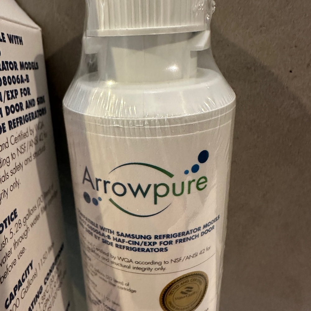 1 x Arrowpure Refrigerator Water Filters For Samsung DA29-00020B NEW SEALED - Picture 2 of 2